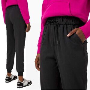 Lululemon Womens 4 Keep Moving Jogger Sweat Pants Lounge‎ High Rise Athleisure